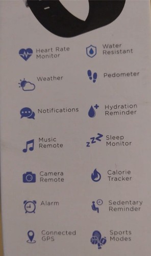 Itech Active 2 -Fashion Fitness Tracker-Moniter W/ 3 Exercise Resistance Bands. - Picture 3 of 6