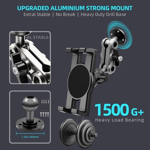 tablet holder for truck heavy duty drill base tablet car mount for ipad mini - 第 6/7 張圖片