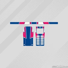 KOSMIC 2019 STYLE GEL COAT FULL WRAP STICKER KIT FOR UNIPRO STOPWATCH KARTING