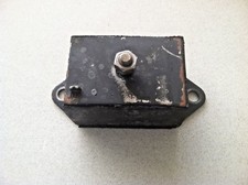 1966-1977 BMW E10 2002 ~ LEFT RUBBER RECTANGULAR ENGINE MOUNT ~ OEM PART