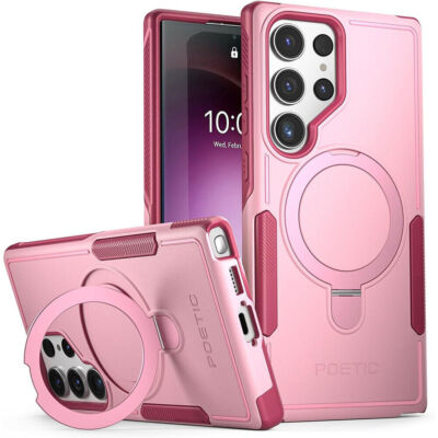 For Samsung Galaxy S23 Ultra /S22 Ultra Case W/Magnetic Built-Inkickstand Cover
