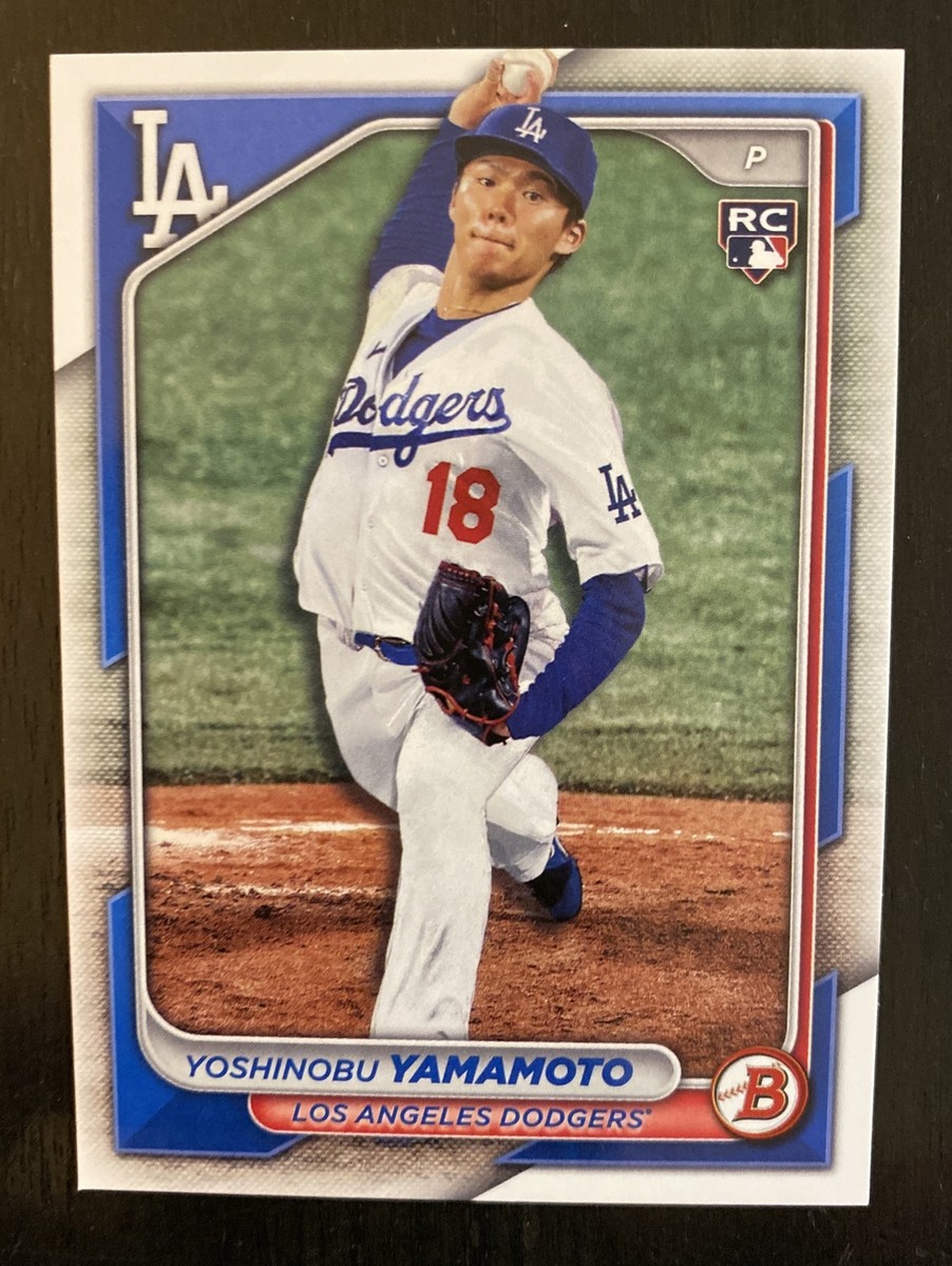山本由伸 BBM 2020 ICONS 2024 Bowman Yoshinobu Yamamoto #36 Rookie RC Dodgers Baseball Card