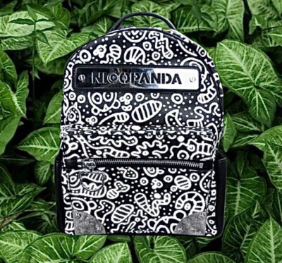 NICOPANDA Authentic Black & White Panda Nation Backpack Brand New NWT RARE  