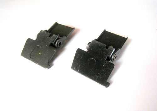 Vintage Turntable Record Player Dust Lid Hinges - Picture 2 of 6