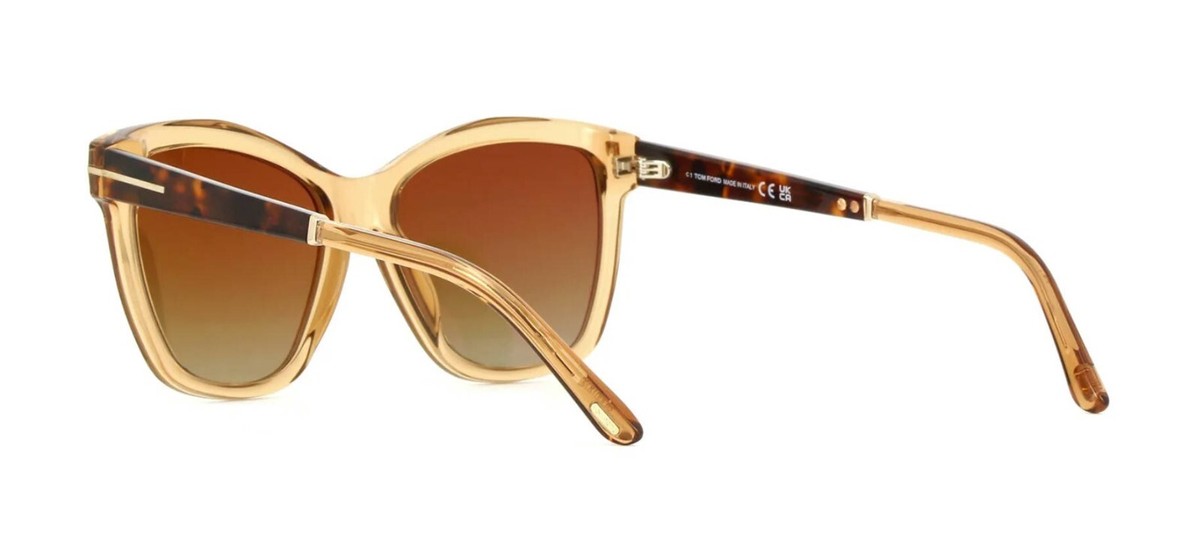 NEW TOM FORD SUNGLASSES FT1087 45F BROWN WOMEN EYEWEAR TOM FORD TF1087 45F POLARIZED LUCIA SUNGLASSES | TOM FORD Fashion main image 3