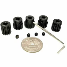 RC 32P 5mm Bore Hardened Steel Pinion Gears: 13T, 14T, 15T,16T,17T NEW