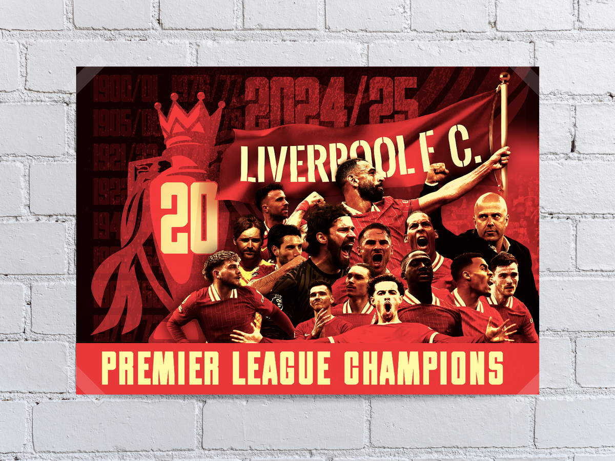 Poster Man United Liverpool Tv Channel Charity Shield City V Utd