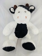 Animal Alley Cow Plush 14 Inch Black White 2009 Stuffed Animal Toy