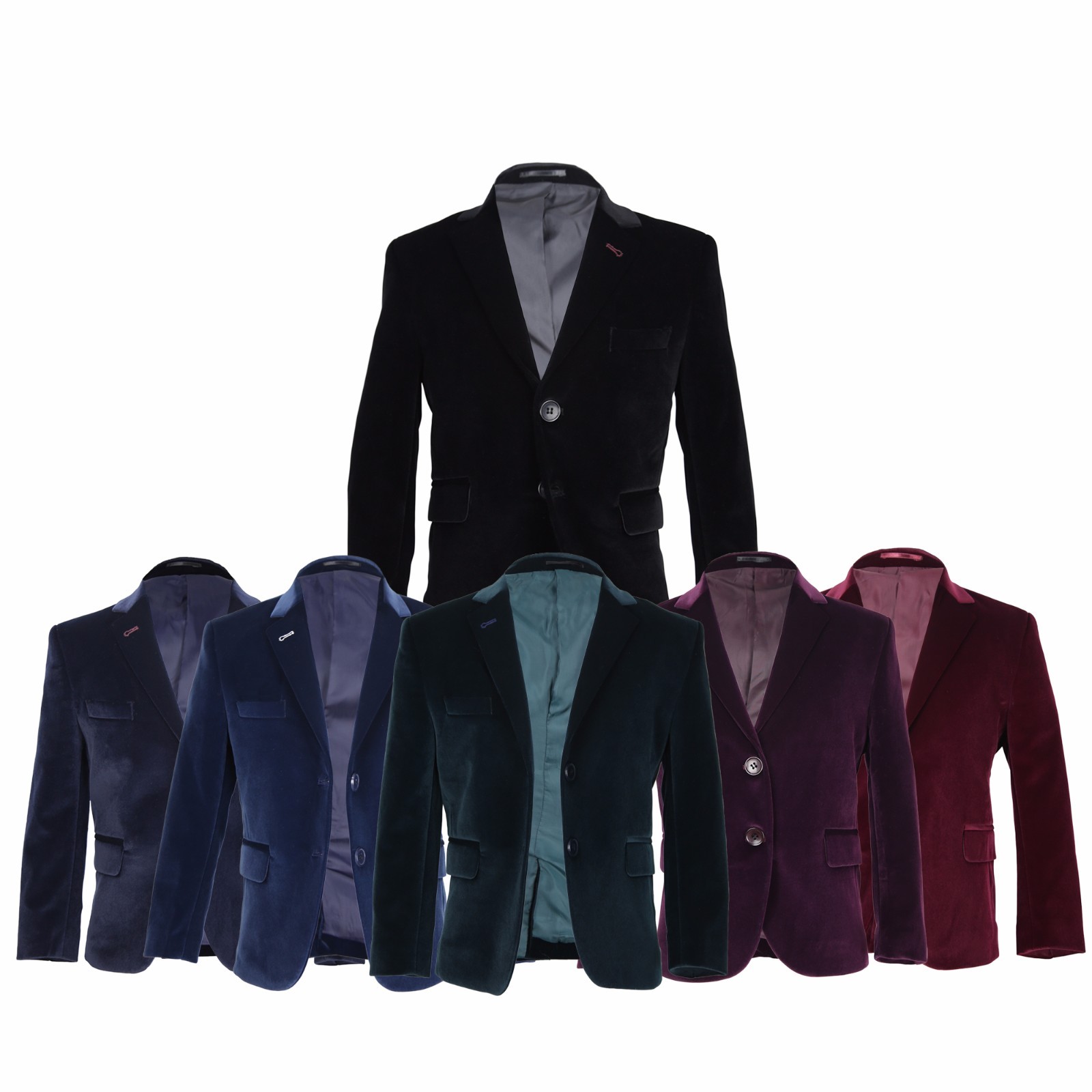 burgundy crushed velvet blazer