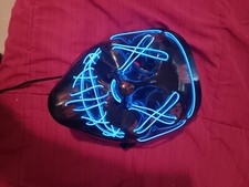 masquerade led light up mask