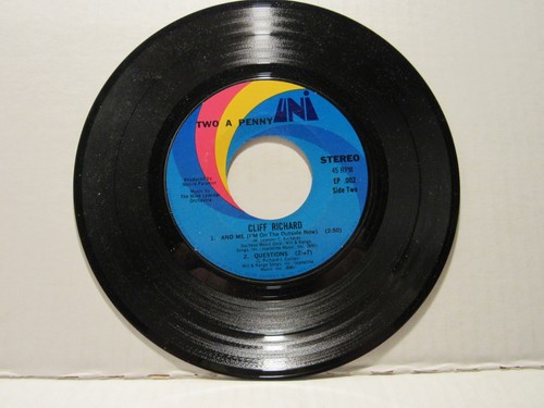 Cliff Richard – Two A Penny - 1968 - POP - RARE 45 - Picture 3 of 3