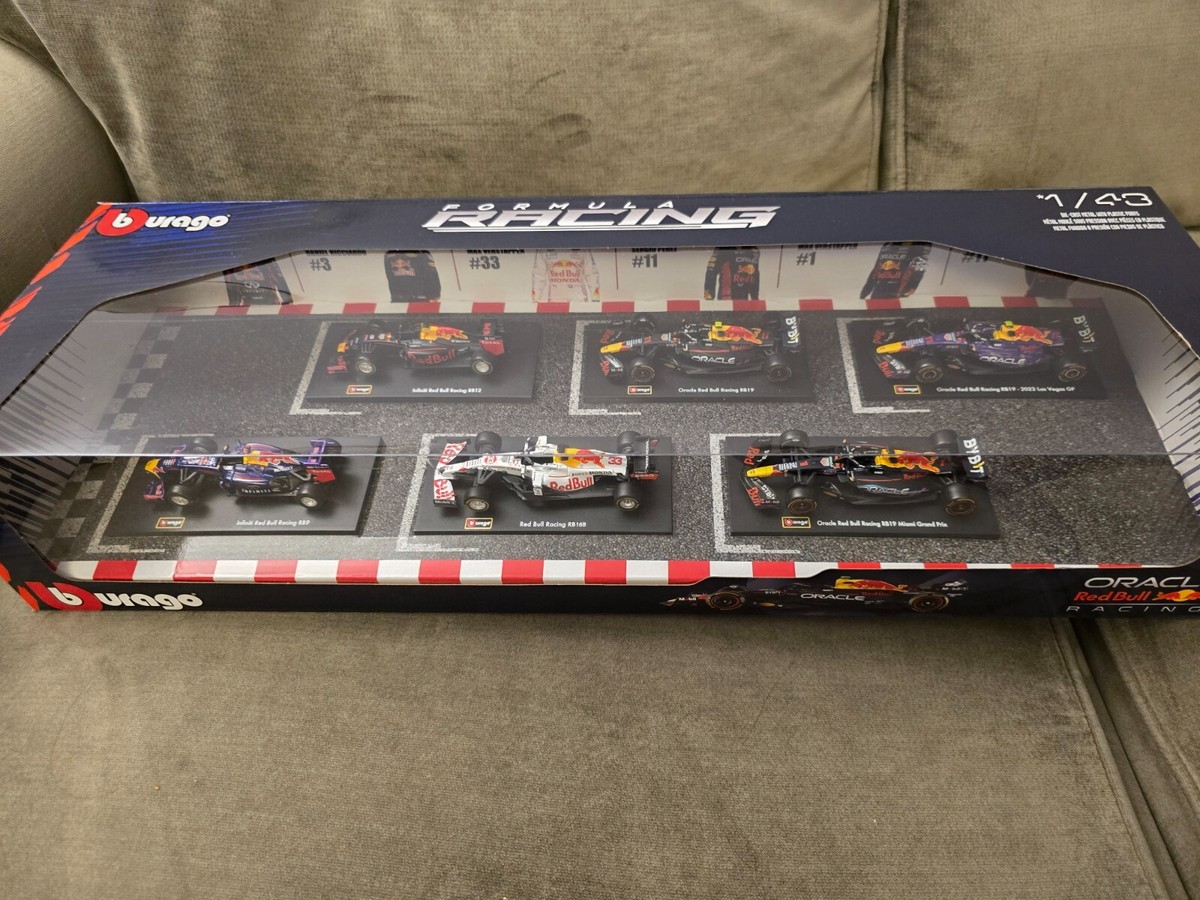 Red Bull Racing 6台セット Bburago Red Bull Formula 1 Racing F1 1/43 6-Car Set