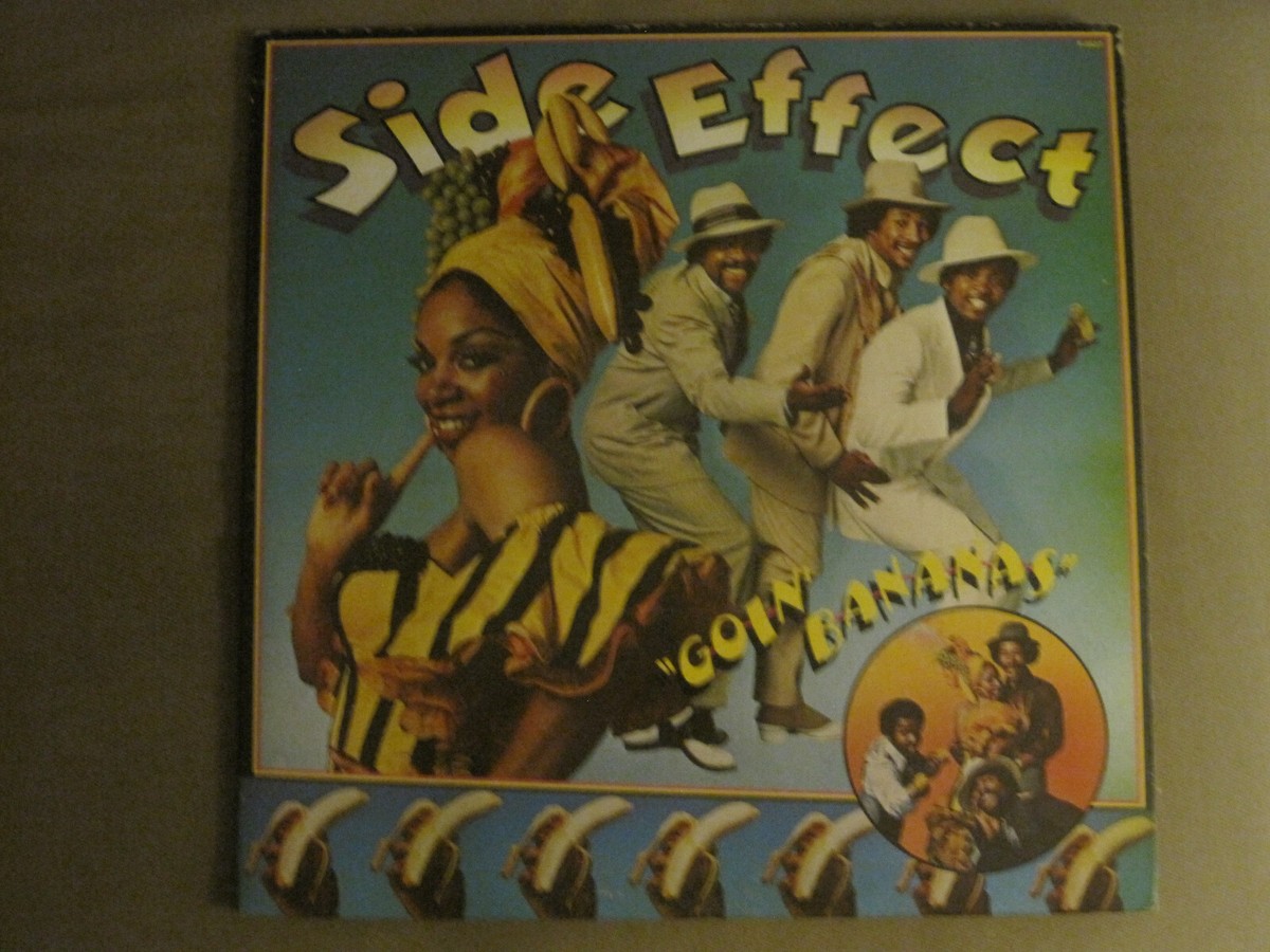 SIDE EFFECT GOIN' BANANAS LP 1977 FANTASY F-9537 DISCO FUNK YELLOW