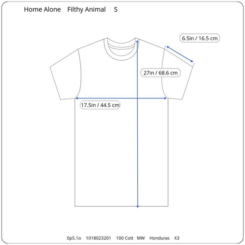 NWT Home Alone Movie Merry Christmas Ya Filthy Animal Holiday Red Tee T-Shirt S - Picture 7 of 7