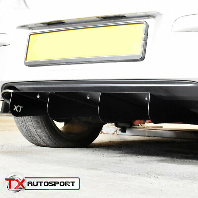 Universal Heck Diffusor Splitter für Rennen Rallye Rennbahn Auto Vauxhall Ford BMW