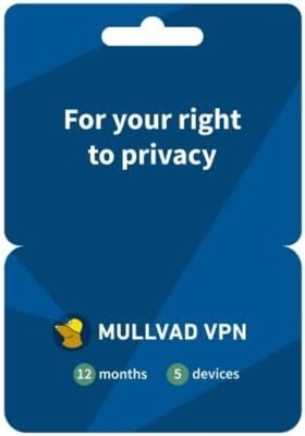 12-Month VPN Subscription for 5 Devices | Effortless Online Privacy Protection