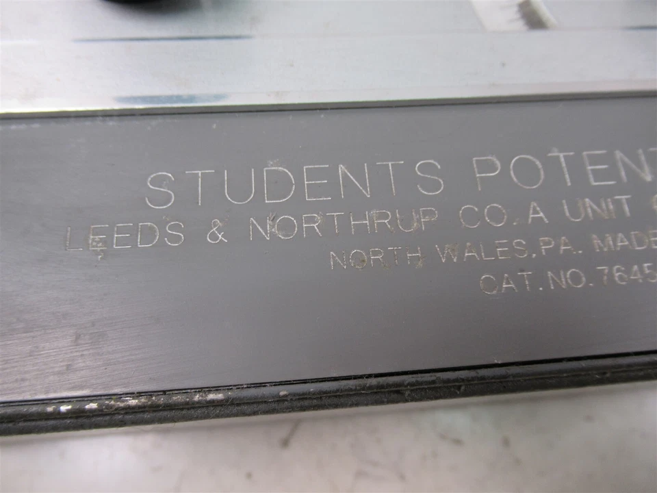 Potenciómetro Leeds & Northrup Students 7645 Entrenador de Laboratorio De Colección Foto 3 de 4