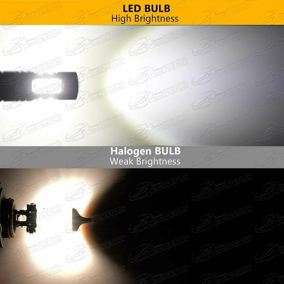 Luz antiniebla LED 880 6000K bombillas blancas para GMC Yukon XL 1500 2500 2000-2006 Foto 4 de 4
