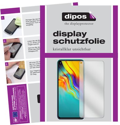 6x Schutzfolie für Infinix Note 7 Lite klar Displayschutzfolie Display Schutz