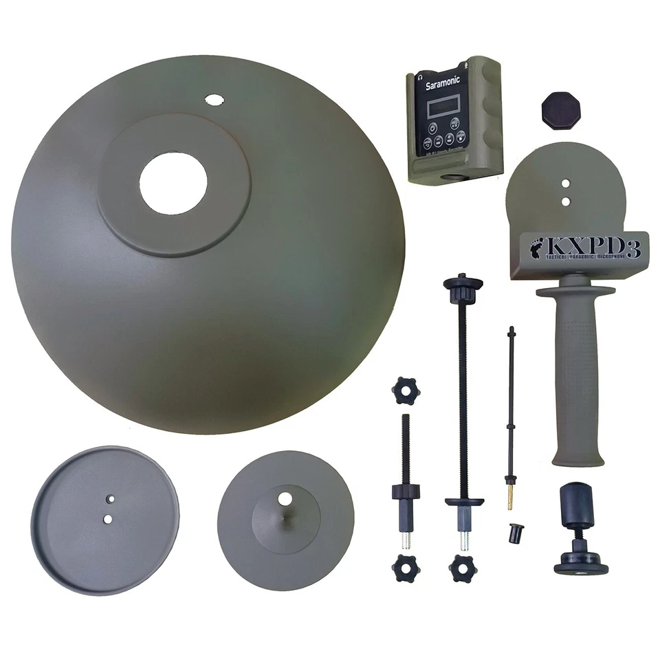 Micrófono/Grabador Parabólico, KXPD3-G2 Pro Tactical/ 5000'/ Doble Patrón Foto 2 de 4