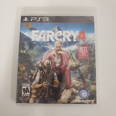 SONY PLAYSTATION 3 PS3 VIDEO GAME TESTED  FAR CRY 4