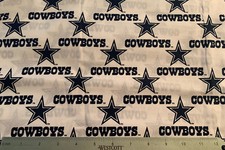 NFL Dallas Cowboy Cotton Fabric 1 1/2 Yards 60 W