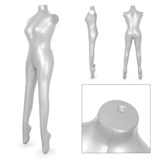 New Female Inflatable Model Dummy Torso Body Mannequin Armless Display US Stock