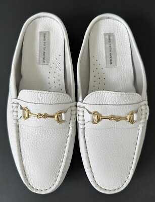 NWOB Saks Fifth Avenue Leather Driving  Loafers Saks Fifth Avenue Loafer Flats for Women for sale | eBay main image 2