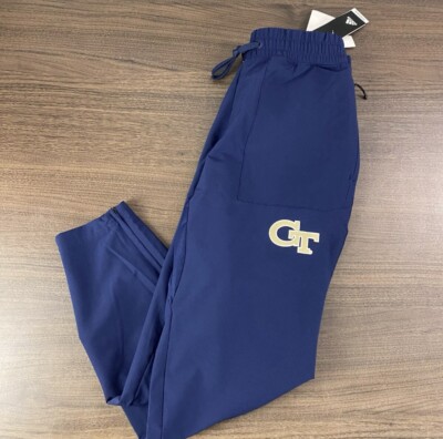 Adidas GA Tech WOVEN PANT NCAGAT navy blue white H45663 Men s sz L