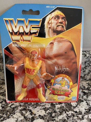 WWF Hasbro Hulk Hogan Figure Series 1 MOC Figure -...