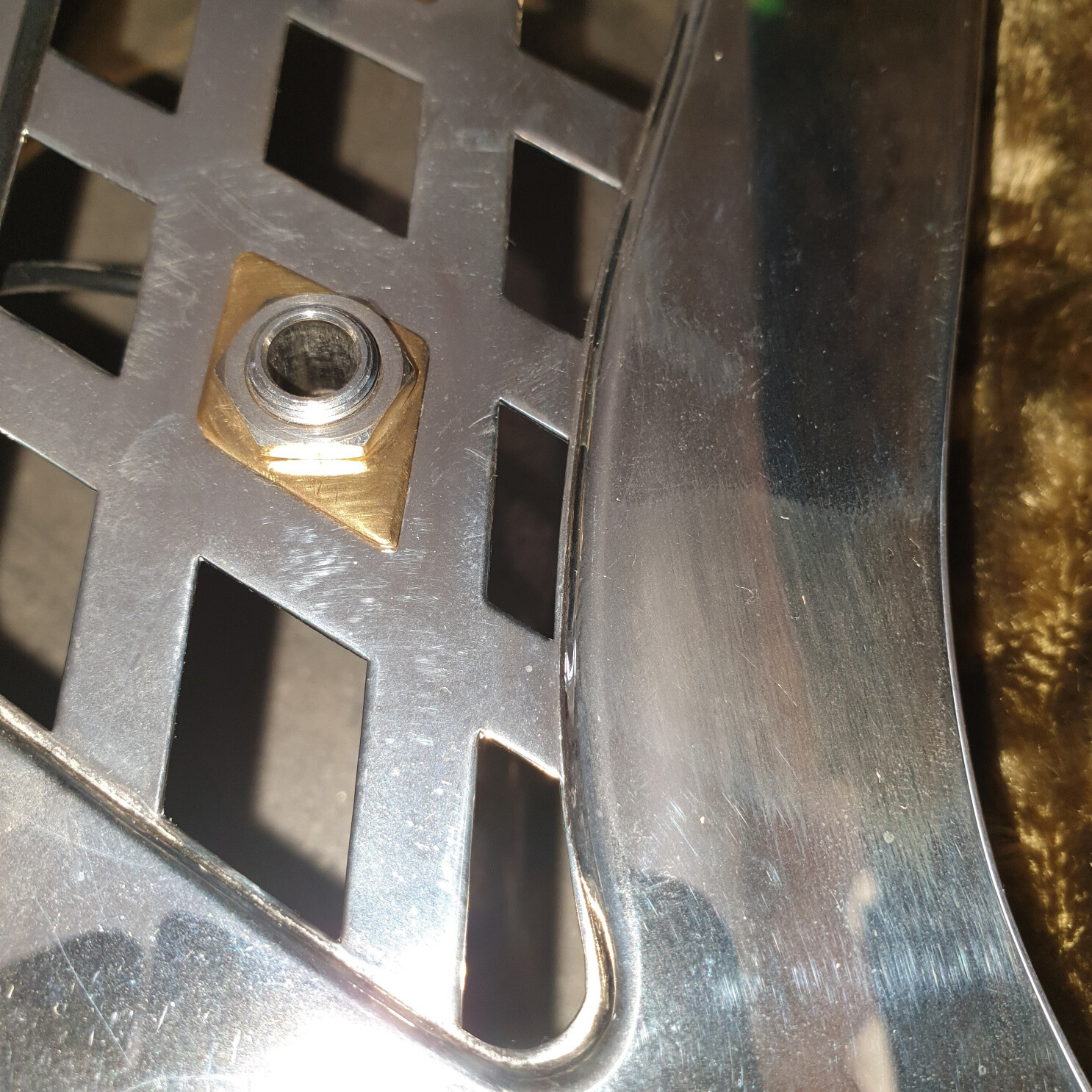 TONEBAR EBB1 PIEZO BISCUIT BRIDGE PICKUP NATIONAL SINGLE CONE