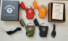 NEW, Dual Arc Electric Plasma  Lighter and LED Flashlight Combo. 