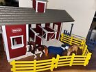 Breyer Horse Stablemates Red Barn 3 Stall Stable w/ 2 Horses 2013 Complete Manua