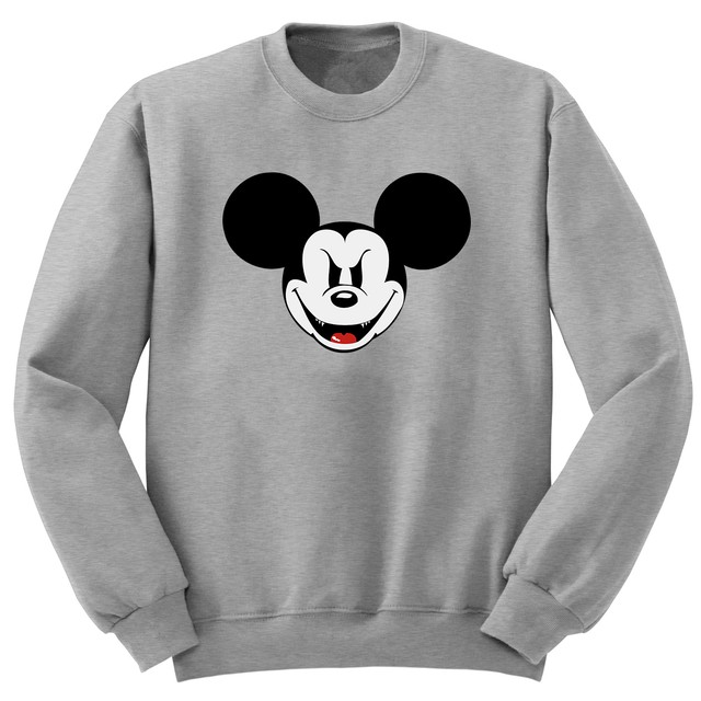 mickey mouse sweater black