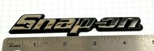 New Snap-on Logo Short Box Cart 3d Roll Cab Chrome Badge Emblem Decal Original
