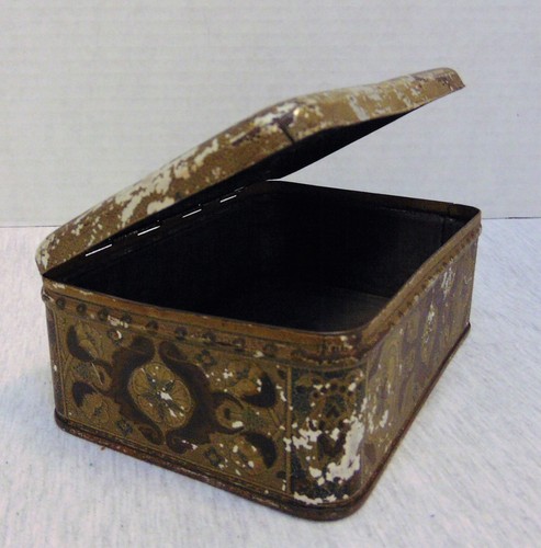 Antique Vintage Somers Brothers? 1879? Metal Tin Box Hand, 5 Little Pigs - Picture 5 of 9