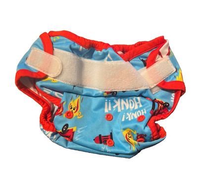 Rump-a-rooz Diaper Cover, Firetruck