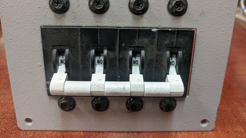 AIRPAX XEROX P/N 108E2320 4-POLE BREAKER GOOD CONDITION Free Shipping!! - Picture 2 of 6