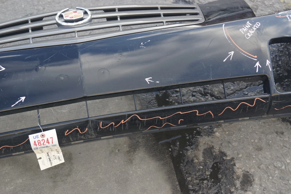 Cubierta del parachoques delantero Cadillac CTS 2003 2004 2005 2006 2007 CON REJILLA OEM Foto 3 de 4