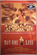 NOT ONE LESS ROLLED ORIGINAL ONE SHEET MOVIE POSTER ZHANG YIMOU 1999 