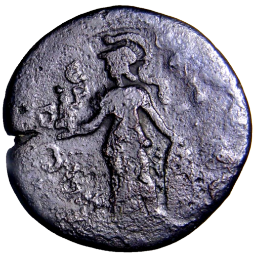 ÉGYPTE, Alexandrie. Antonin le Pieux. AD 138-161. Pièce romaine Æ Drachme Athéna avec coa - Photo 1 sur 3