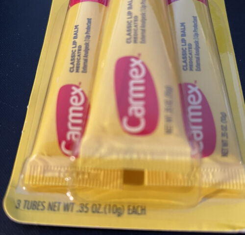 #1 Balsamo labbra medicato classico Carmex consigliato dal farmacista (lotto di 3) - Foto 4 di 5
