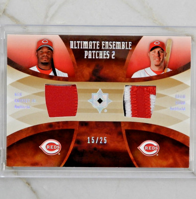 Ken Griffey Jr, Dunn 2007 UD Ultimate Collection Ensemble 2 Dual Patches!  /25