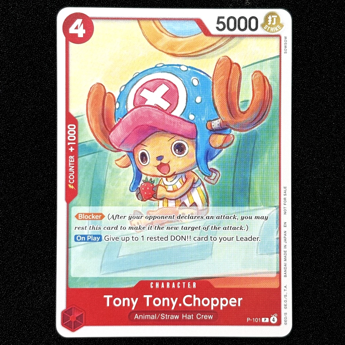 25+ Tony Tony.Chopper P-101 One Piece Promotion Cards for sale