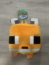 Minecraft"Fox"Plush Backpack New With Tags.
