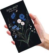 Pocket Calendar 2026-2027 for Purse, Two Year Monthly Planner Pocket Size 6.5" x