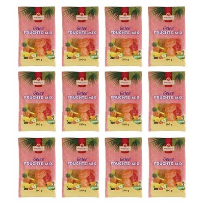 12er Pack Berggold Gelee Früchte Mix 12 x 250 g
