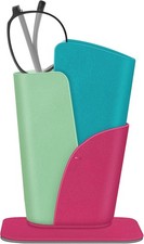 Eyeglasses Holder - Anti-scratch Premium Vegan Leather Glasses Stand Case