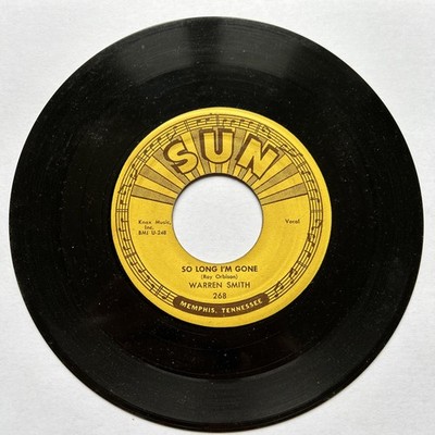 Warren Smith - So Long I'm Gone / Miss Froggie 7'' Vinyl - Rockabilly