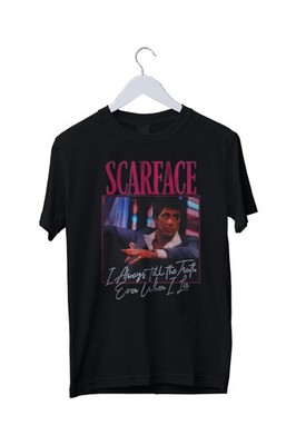 Scarface Movie Always Tell The Truth Even When I Lie T-Shirt S M L XL 2 3 4 XL  